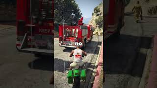 Nunca Sigas a Bomberos en GTA 5 [upl. by Ness]