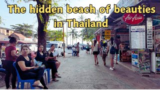 🇹🇭This hidden beach in Thailand is almost full of white girls [upl. by Nuhs]