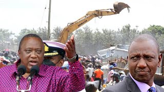 FURIOUS UHURU KENYATTA FINALLY SPEAKS ABOUT KIKUYUS GIKOMBA BEING DEMOLISHED [upl. by Nitin]