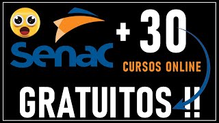 Cursos Gratuitos SENAC Online Como se Inscrever [upl. by Hertz]