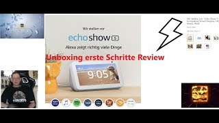 Amazon Echo Show 5 kompaktes kompaktes Smart Display mit AlexaUnboxing erste Schritte Review [upl. by Otrebide289]