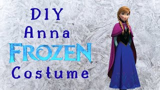 DIY FROZEN Anna Costume  Toddler Halloween Costume [upl. by Vickie]