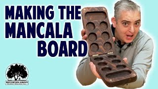 How To Make The Mancala Game Board  Easy Woodworking Project [upl. by Redyr888]