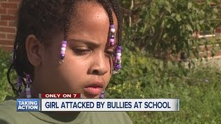 Girl attacked by bullies at school [upl. by Hafital344]