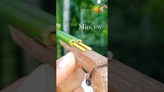 DIY Mini Green bamboo Craft  Great idea from mini bamboo bamboo bambooart [upl. by Eimareg]