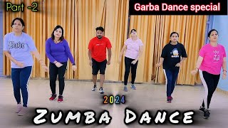 30mins GARBA Dance Workout  Easy Steps  Exercise to Lose weight 35kgs  Zumba Dance  zumba 🔥 [upl. by Enileuqaj]