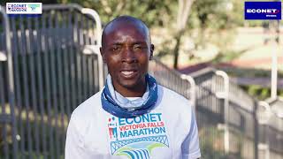 Econet Victoria Falls Marathon Testimonial  JONATHAN CHINYOKA [upl. by Eelir]