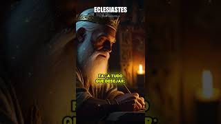 ECLESIASTES Cap 11  Conselhos de rei Salomão para jovens e idosos biblia eclesiastes cristo [upl. by Acirt804]