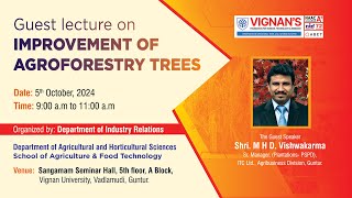 Guest lecture on Improvement of Agroforestry trees [upl. by Brynne]