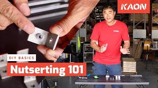 Different Ways of Installing Nutserts  Rivnuts – DIY Basics with KAON [upl. by Geanine]