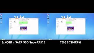 MONSTER® Notebook SuperRAID 2 SSD amp HDD Kopyalama Karşılaştırması Videosu [upl. by Ailee]