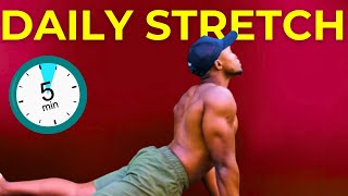 5 MINUTE FULL BODY MORNING STRETCH  Beginner Friendly [upl. by Illib]