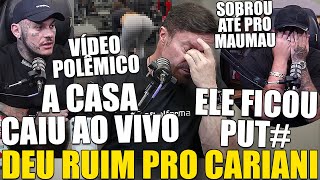 A CASA CAIU CARIANI É COBRADO AO VIVO E TRETA SE INICIA APÓS VÍDEO QUE IRRITOU AS ESPOSAS [upl. by Brok]