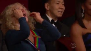 BARACK OBAMA EMOTIONAL DURING Aretha Franklin You Make Me Feel Like A Natural Woman 2015 [upl. by Nareik]