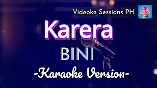 Karera  BINI karaoke version [upl. by Brodsky433]