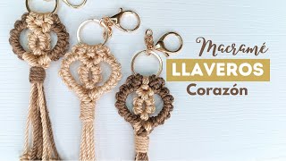 DIY  Macrame quotWild Flowerquot keychain tutorial  llaveros en macrame  마크라메 꽃 키링 [upl. by Nilek]