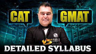 CAT Vs GMAT  Detailed Syllabus Comparison [upl. by Carlynne663]