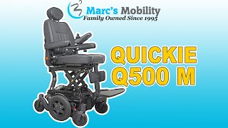 sunrisemedical Quickie Q500M with Electric Seat Lift  Review  5892 [upl. by Vaios]