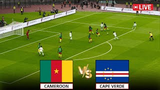 🔴LIVE  Cameroon vs Cape Verde Live Football Match Today I PES 21 GAMEPLAY [upl. by Notnel]