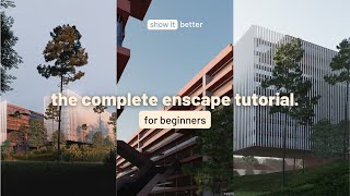 Enscape for beginners  creating architectural renders [upl. by Carmencita]