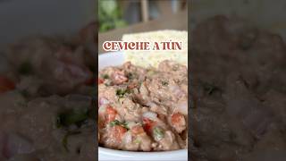 SI TE GUSTA EL ATÚN PREPARA ESTE DELICIOSO CEVICHE DE ATÚN en menos de 15 minutos [upl. by Alorac]