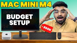 Apple Mac Mini M4 Setup Under 60000  Mac Mini M4 Budget Setup  Cheapest Mac EcoSystem 2024 Hindi [upl. by Asp]