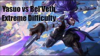 YASUO vs Belveth  Swarm Extreme Difficulty  League of Legends PVE [upl. by Ranchod]