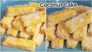 Coconut Cake Recipe  Coconut Cake Without Oven  Soft Cake Recipe [upl. by Anileva959]