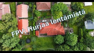 Kovaa menoa fpvdrone harjoitusradalla [upl. by Ednyl]