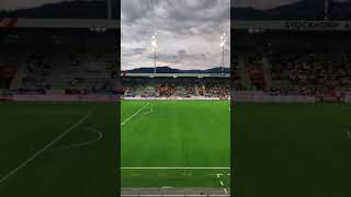 Lugano fans at Partizan Belgrade game lugano europaleague shorts [upl. by Buatti704]