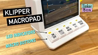 Buttons and LEDs to command and monitor your 3D printer [upl. by Enaitsirk]