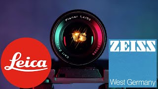 Leica R vs Contax Zeiss  The best vintage lenses for cinematography [upl. by Dermot882]