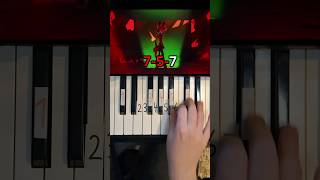 Alastors Breakdown Song Piano Tutorial shorts [upl. by Secnirp35]