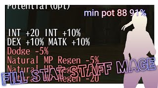 Fill Stat Staff int20 int10 matk10 dex10  Toram Online [upl. by Alyl]