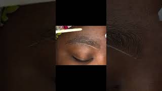 Eyebrows wax Tutorial shorts viralshort subscribe [upl. by Oinotna]