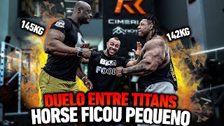 CARLAO VS SUPER TITAN  HORSE FICOU PEQUENO PERTO DELES [upl. by Selestina229]