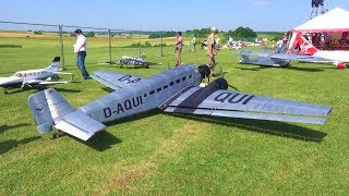 BIGGEST RC AIRPLANE JUNKERS JU52 TERRIBLE END [upl. by Buyers]