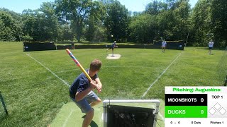 Week 3  Downtown Ducks vs MidCity Moonshots  2024 IWL Wiffle Ball [upl. by Amikan]