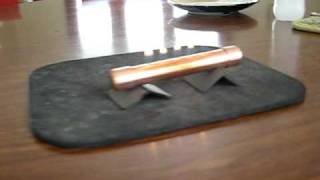 Homemade Copper Fire Log [upl. by Eleik]