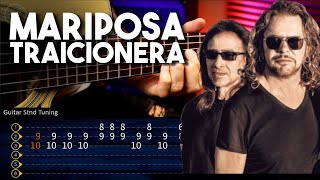 Mariposa Traicionera Maná ACORDES  INTRO TABS COMPLETO COVER GUITARRA Christianvib [upl. by Galatia560]