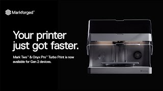 Deliver Parts Faster with Turbo Print for Mark Two and Onyx Pro [upl. by Keppel]