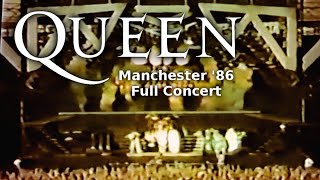 Queen live in Manchester 16th July 1986 50FPS audio replaced FULL CONCERT 2022 BH Restoration [upl. by Hanas]