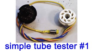 build a simple tube tester for 6V6 6L6 KT88 EL34 use your multimeter for tube amplifier [upl. by Annoyik]