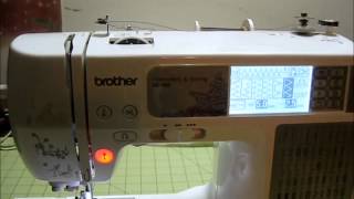 How To Wind a Bobbin on the Brother SE400 Embroidery and Sewing Machine beginner [upl. by Acino]