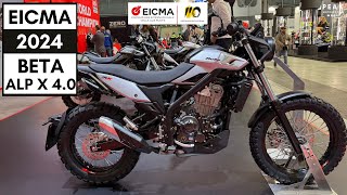 EICMA 2024 Beta Alp X 40 4K [upl. by Yemorej]