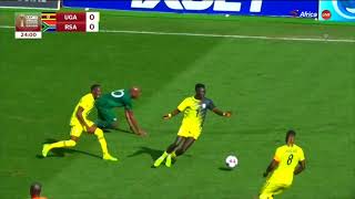 Highlights  Uganda 02 South Africa  AFCON Qualifier 2025 [upl. by Hartley]