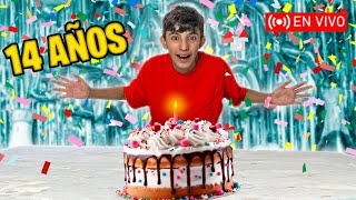 CELEBRÓ MI CUMPLE 14 en VIVO [upl. by Auhoj]