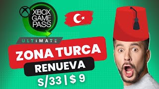 XBOX GAMEPASS ULTIMATE AL UN PRECIO IMBATIBLE A SOLO 33 SOLES X MES Ó 900 ¡RENOVACION TURCA [upl. by Lucilla]