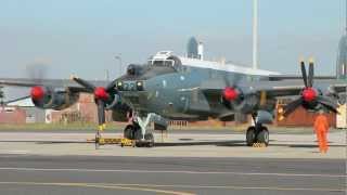 SAAF Museum Avro Shackleton MR3  Engine Run Ysterplaat Cape Town [upl. by Barbie366]