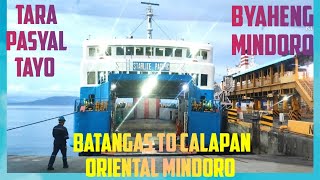 Batangas to Calapan Port Via Starlite ferry [upl. by Ymaj]